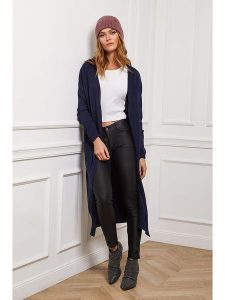 Joséfine Kardigan "Irissa" w kolorze granatowym rozmiar: XL. Niebieskie kardigany Joséfine, z kaszmiru. Za 195,99 zł.