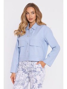 Made of emotion Kurtka w kolorze błękitnym rozmiar: XXL/3XL. Niebieskie kurtki Made Of Emotion, xl, bez wzorów, bez kaptura. Za 234,99 zł.