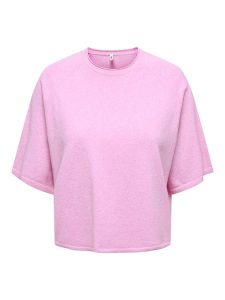 ONLY Carmakoma Sweter w kolorze jasnoróżowym rozmiar: M-46/48. Różowe swetry oversize Only Carmakoma, m, bez wzorów, z materiału, bez ramiączek. Za 69,99 zł.