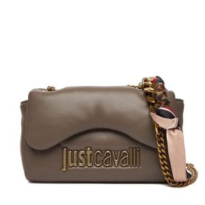 Torebka Just Cavalli. Brązowe torebki klasyczne Just Cavalli, bez wzorów, bez dodatków. Za 609,99 zł.