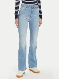 Tommy Jeans Jeansy Sylvia DW0DW19598 Niebieski Flare Fit. Niebieskie jeansy Tommy Jeans, bez wzorów, z bawełny. Za 359,99 zł.