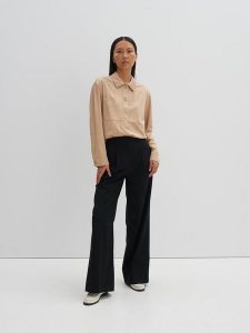 Someday Koszula w kolorze jasnobrązowym rozmiar: 42. Brązowe koszule someday., bez wzorów, bez kołnierzyka, bez ramiączek. Za 195,99 zł.