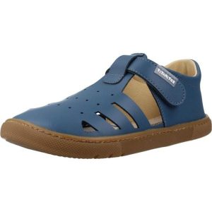 Sandały TITANITOS L540 RAIMUNDO Niebieski. Niebieskie buty trekkingowe TITANITOS, bez wzorów, ze skóry, bez obcasa, bez zapięcia. Za 252,99 zł.