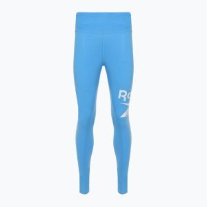 Legginsy Reebok Identity Big Logo Cotton. Niebieskie legginsy REEBOK FITNESS, bez wzorów. Za 119,99 zł.