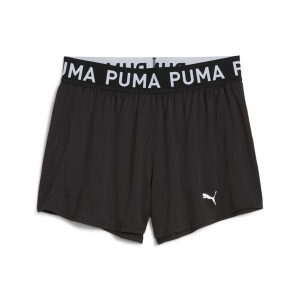 Damskie szorty z dzianiny 3" PUMA STRONG PUMA. Czarne szorty Puma, bez wzorów, z dzianiny, sportowe. Za 129,00 zł.