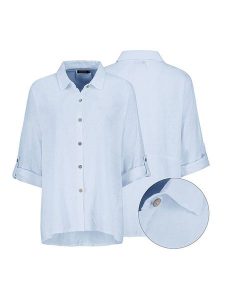 Eight2Nine Bluzka w kolorze błękitnym rozmiar: S/M. Niebieskie bluzki Eight2Nine, m, bez wzorów, bez kołnierzyka, bez ramiączek. Za 153,95 zł.
