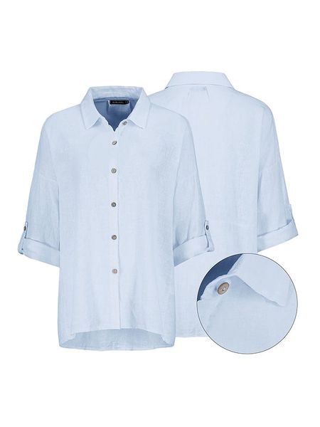 Eight2Nine Bluzka w kolorze błękitnym rozmiar: S/M. Niebieskie bluzki Eight2Nine, m, bez wzorów, bez kołnierzyka, bez ramiączek. Za 109,00 zł.