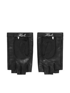KARL LAGERFELD Rękawiczki B3W33011 Czarny. Czarne rękawiczki KARL LAGERFELD, bez wzorów, ze skóry. Za 389,99 zł.