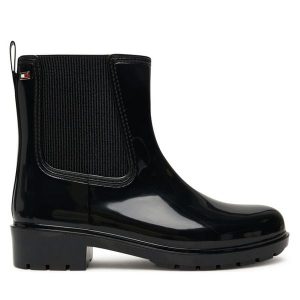 Kalosze Tommy Hilfiger. Czarne kalosze TOMMY HILFIGER, bez wzorów. Za 259,99 zł.