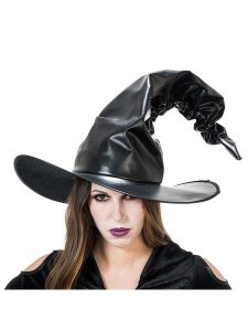 CHAKS Kapelusz "Witch" w kolorze czarnym rozmiar: onesize. Czarne kapelusze CHAKS, bez wzorów, z materiału. Za 66,00 zł.