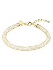 S.Oliver Bransoletka z cyrkoniami rozmiar: onesize. Brązowe bransoletki s.Oliver, z cyrkonią, ze stali. Za 100,99 zł.