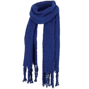 Szalik damski - Moda - Kobaltowy błękit - Jeden rozmiar. Niebieskie szaliki HEAT KEEPER, na zimę, bez wzorów, z poliesteru. Za 164,54 zł.