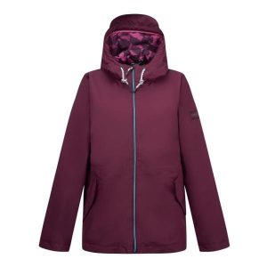 Damska kurtka wodoodporna Regatta Bayletta. Czerwone kurtki Regatta, bez wzorów, bez kaptura. Za 342,00 zł.