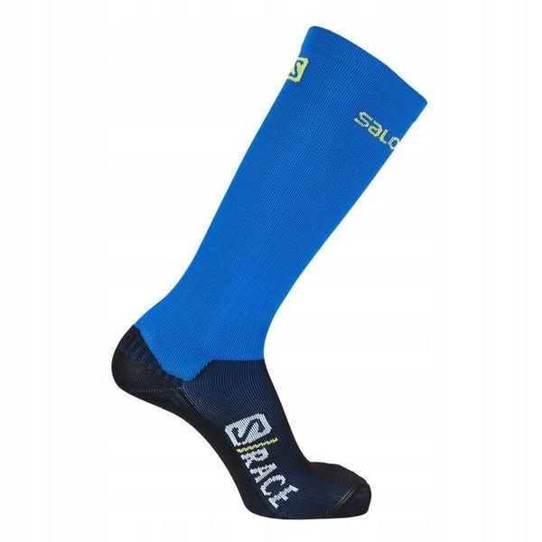 Skarpety dla dorosłych do narciarstwa biegowego Salomon S/Race Compression. Niebieskie rękawiczki Salomon, bez wzorów. Za 89,00 zł.