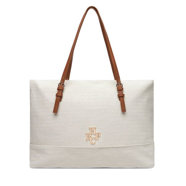 Torebka Beverly Hills Polo Club. Brązowe shopper bag Beverly Hills Polo Club, bez wzorów, bez dodatków. Za 229,99 zł.