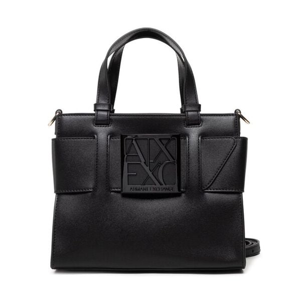 Torebka Armani Exchange. Czarne torebki klasyczne Armani Exchange, bez wzorów, bez dodatków. Za 659,99 zł.