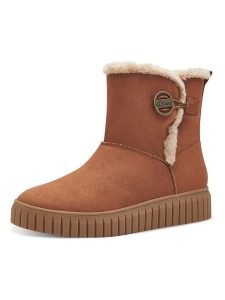 S.Oliver Botki w kolorze jasnobrązowym rozmiar: 38. Brązowe botki s.Oliver, bez wzorów, bez obcasa, bez zapięcia. Za 209,82 zł.