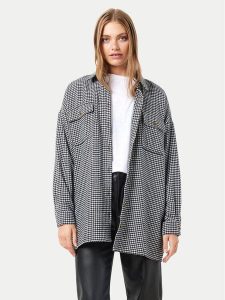 Noisy May Koszula Flanny 27012531 Szary Loose Fit. Szare koszule Noisy may, m, bez wzorów, z syntetyku, bez kołnierzyka, bez ramiączek. Za 149,99 zł.