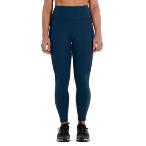 Damskie legginsy Rox R-Silky Mesh. Niebieskie legginsy Roxy, bez wzorów, z meshu, z podwyższonym stanem. Za 235,99 zł.