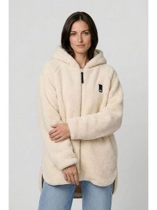 Alife and kickin Kurtka pluszowa "Dominique" w kolorze kremowym rozmiar: XS. Brązowe kurtki Alife and Kickin, xs, bez wzorów, bez kaptura. Za 130,99 zł.