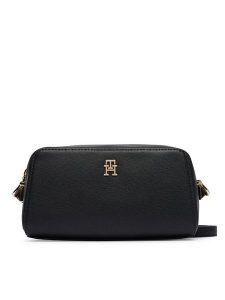 Tommy Hilfiger Torebka Th Grace Camera Bag AW0AW18863 Czarny. Czarne listonoszki TOMMY HILFIGER, bez wzorów, ze skóry, bez dodatków. Za 449,99 zł.