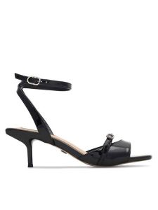 Nine West Sandały FEROZA BYCCC02 Czarny. Czarne sandały Nine West, bez wzorów, z syntetyku, bez obcasa, na szpilce, bez zapięcia. Za 184,99 zł.