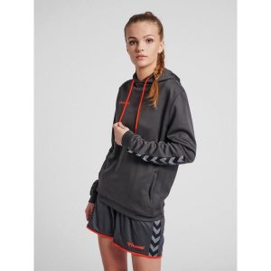 Bluza damska z kapturem Hummel hmlAUTHENTIC Poly. Szare bluzy Hummel, m, bez wzorów, z kapturem. W wyprzedaży za 165,50 zł.