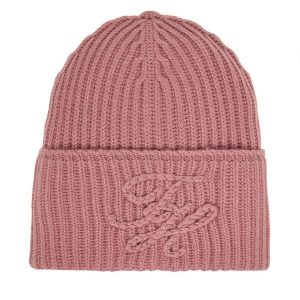 Czapka Tommy Hilfiger. Czerwone czapki TOMMY HILFIGER, bez wzorów. Za 139,99 zł.