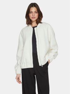 Vila Kurtka bomber Lyra 14088154 Écru Regular Fit. Kurtki Vila, bez wzorów, z syntetyku, bez kaptura. Za 329,99 zł.