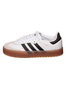 Adidas Skórzane sneakersy "Samba" w kolorze białym rozmiar: 38. Białe trampki ADIDAS, bez wzorów, bez zapięcia. Za 368,09 zł.