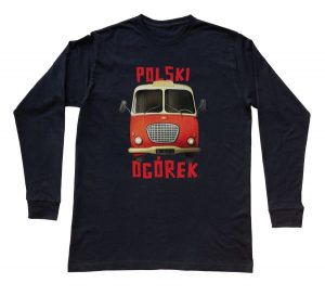Ogórek — bluzka z długim rękawem (Rozmiar: XS (dorosła); Kolor koszulki: czarny; Rodzaj nadruku: Ogórek). Czarne bluzki nikiniki, s, bez wzorów, z bawełny, bez kołnierzyka, bez ramiączek. Za 99,00 zł.