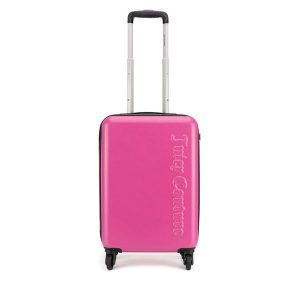 Walizka kabinowa Juicy Couture. Czerwone walizki Juicy Couture, bez wzorów. Za 319,99 zł.