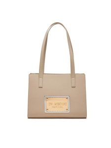 LOVE MOSCHINO Torebka JC4356PP0IK1211A Écru. Torebki klasyczne LOVE MOSCHINO, bez wzorów, ze skóry, bez dodatków. Za 699,99 zł.