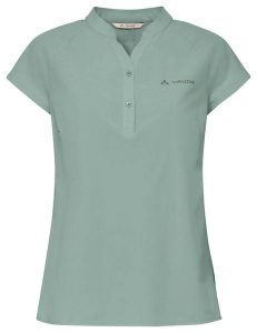 Koszula-bluzka damska Yaras SL Shirt II. Zielone koszule Vaude, bez wzorów, z materiału, bez kołnierzyka, bez ramiączek. Za 259,00 zł.