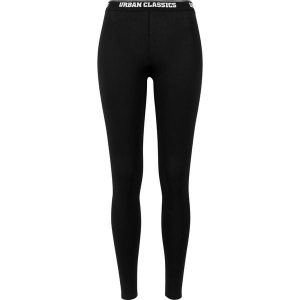 Damskie klasyczne legginsy miejskie. Czarne legginsy Urban Classics, bez wzorów. Za 142,00 zł.