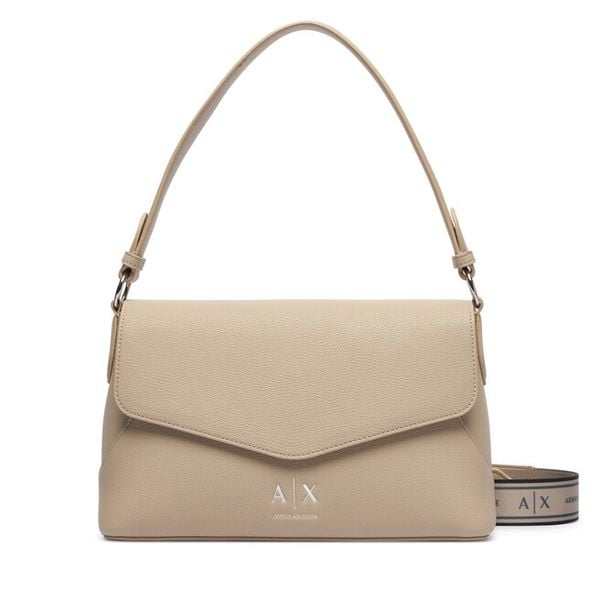 Torebka Armani Exchange. Brązowe torebki klasyczne Armani Exchange, bez wzorów, bez dodatków. Za 614,99 zł.