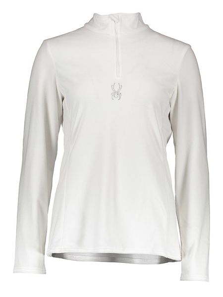 SPYDER Bluza polarowa "Shimmer" w kolorze białym rozmiar: XS. Białe bluzy Spyder, xs, bez wzorów, z materiału, bez kaptura. Za 152,62 zł.