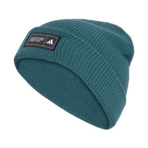 Czapka adidas Essentials Cuffed — 100% akryl, unisex M/L. Zielone czapki ADIDAS, bez wzorów, klasyczne. Za 77,99 zł.