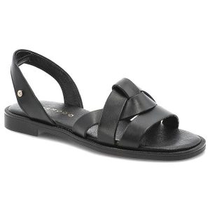 Sandały damskie Armodo, cholewka ze skóry naturalnej wsuwane i na płaskiej podeszwie, czarne, 40537. Czarne sandały Armodo, bez wzorów, ze skóry, bez obcasa, na płaskiej podeszwie, bez zapięcia. Za 299,00 zł.