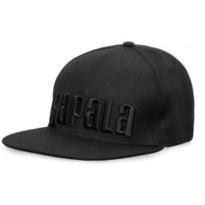 Czapka Rapala Black Flat Brim. Czarne czapki RAPALA, bez wzorów, z poliesteru. Za 148,00 zł.
