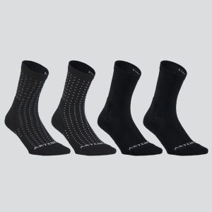 Skarpety sportowe tenis Artengo RS 300 High 4 pary. Skarpetki ARTENGO, bez wzorów, z bawełny. Za 39,99 zł.