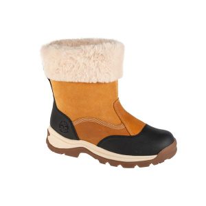 Buty zimowe damskie, White Ledge Pullon WP. Żółte buty trekkingowe Timberland, bez zapięcia. Za 649,99 zł.