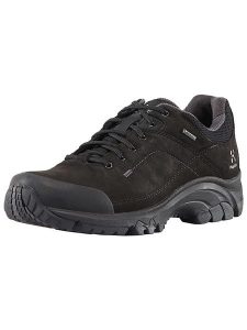 Haglöfs Skórzane buty turystyczne "Ridge GTX" w kolorze czarnym rozmiar: 38. Czarne buty trekkingowe Haglöfs, z gore-texu, bez zapięcia. Za 549,06 zł.