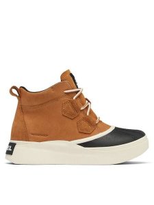 Sorel Śniegowce Out N About IV Classic W 2088161243 Brązowy. Brązowe buty zimowe Sorel, z nubiku, bez obcasa, bez zapięcia. Za 359,99 zł.