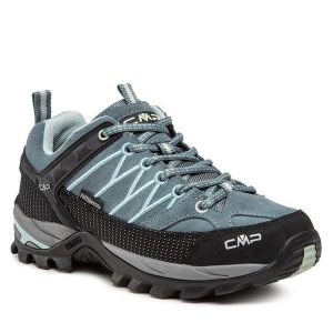 Trekkingi CMP. Zielone buty sportowe CMP, bez wzorów, bez zapięcia, trekkingowe. Za 479,99 zł.
