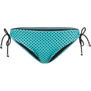 Figi bikini bonprix turkusowo-czarny z nadrukiem. Bikini marki bonprix. Za 29,99 zł.