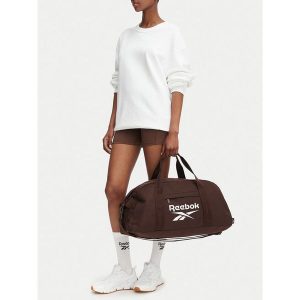 Torba sportowa Reebok. Brązowe torby podróżne i sportowe Reebok, bez wzorów. Za 119,99 zł.