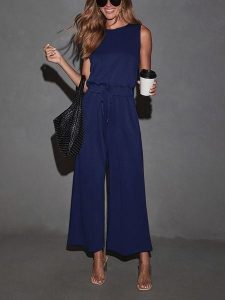 LA Angels Kombinezon w kolorze granatowym rozmiar: L. Niebieskie kombinezony LA Angels, l, bez wzorów, bez kołnierzyka, bez ramiączek. Za 173,99 zł.