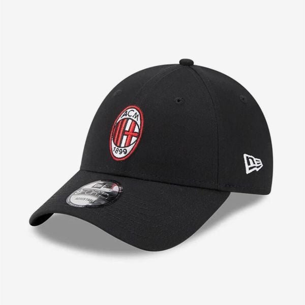 Czapka z daszkiem New Era AC Milan Core 940 - 60363649. Czarne czapki New Era, bez wzorów, sportowe. Za 125,35 zł.
