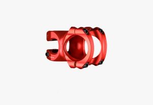 Trzonek TURBINE-R 35 - 40mm x 0° - czerwony. Czerwone t-shirty RACE FACE, l, bez wzorów, bez kołnierzyka, bez ramiączek. Za 394,00 zł.